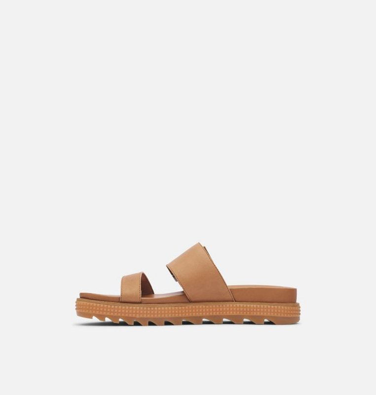 Womens Slides Brown - Sorel Roaming™ Buckle - 086395-MOP